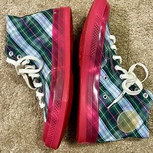 Plaid High-Top MEN’S Sneakers